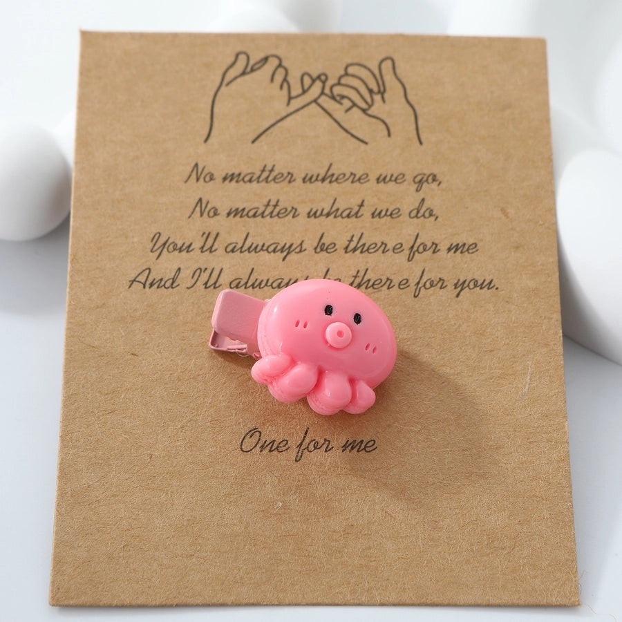 Women's Cute Animal Arylic Alloy Hair Clip