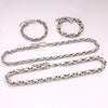 Jewelry Hip-Hop Commute Geometric 667 Stainless Steel Bracelets Necklace