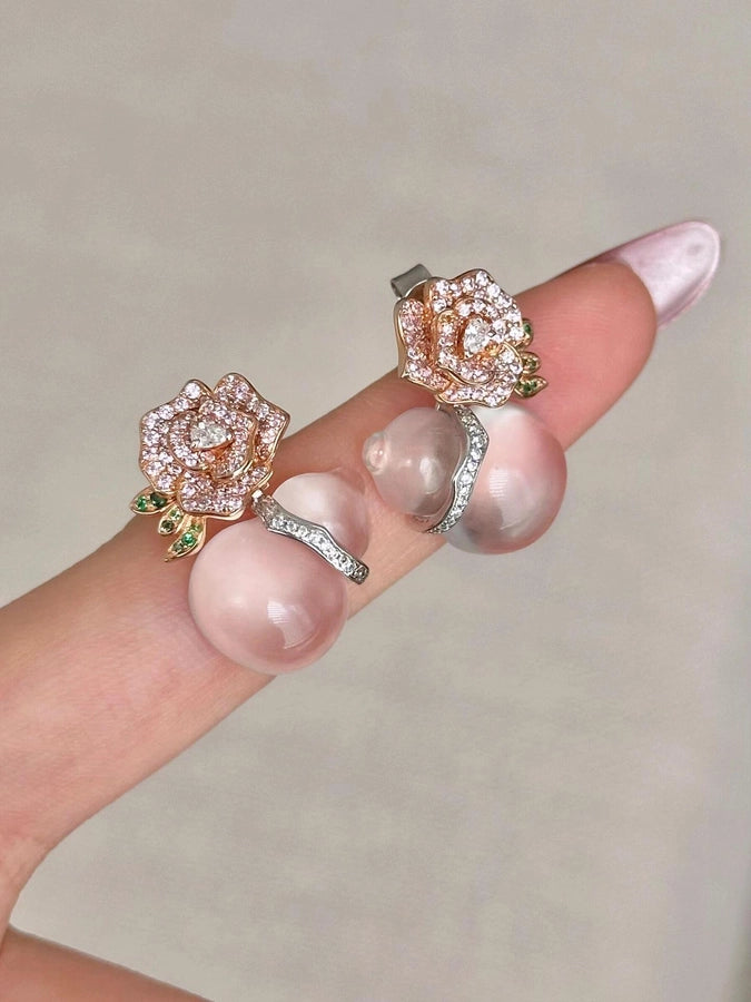 925 Sterling Silver Plating Flowers Plant Flowers