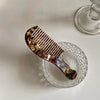 Refined good-looking ~ Portable ~ small comb that can be packed in bags Korean ink hawksbill acetic acid plate hair comb