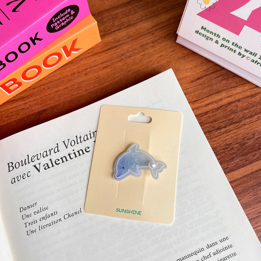 Women's Marine Style Starfish Fish Arylic Hair Clip