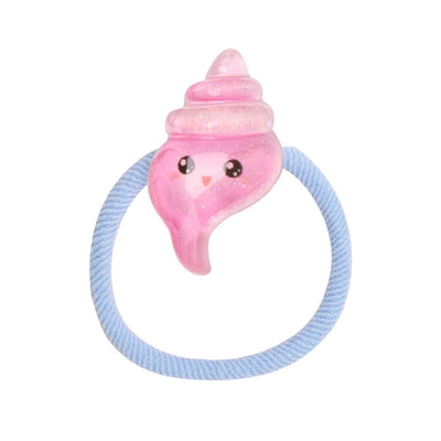 princess sweet hippocampus mermaid shell cloth resin hair tie