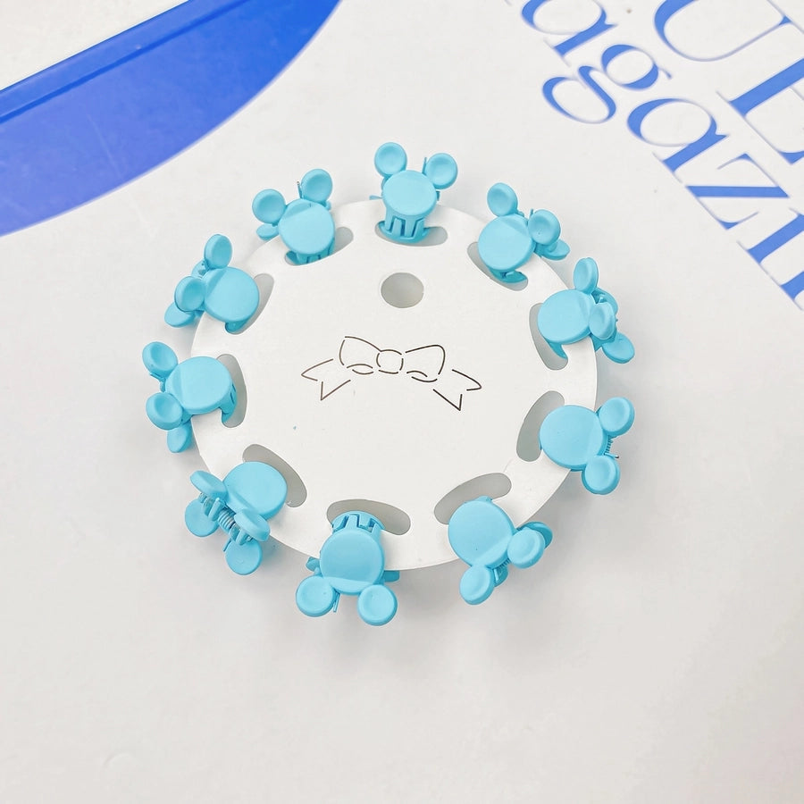 basic star flower plastic handmade hair claws