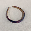 simple style plaid cloth hair band 1 piece