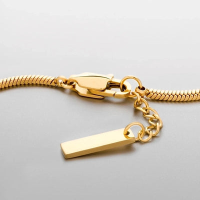 Hip-Hop Simple Style Geometric 304 Stainless Steel 18K Gold Plated White Gold Plated Bracelets In Bulk
