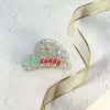 Christmas Cute Simple Style Women's Animal Santa Claus Heart Shape Arylic Hair Claws