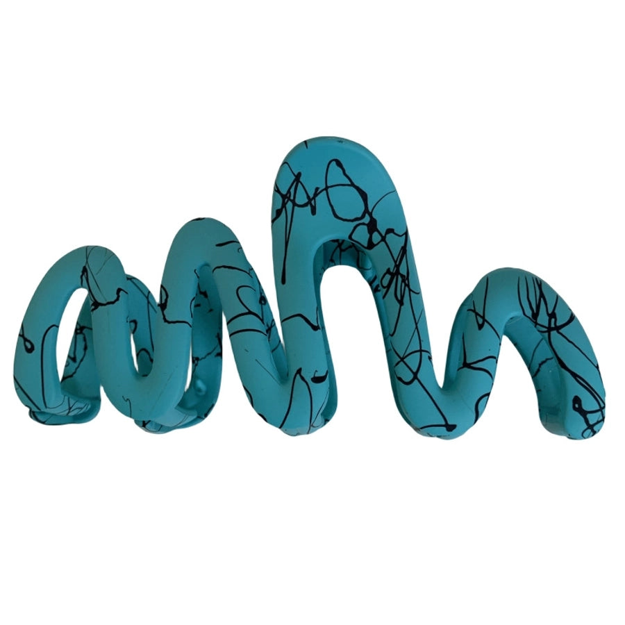 simple style artistic lines plastic hair claws