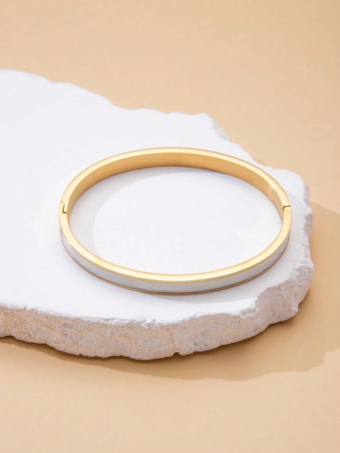 Casual Business Simple Style Geometric 304 Stainless Steel  Bangle