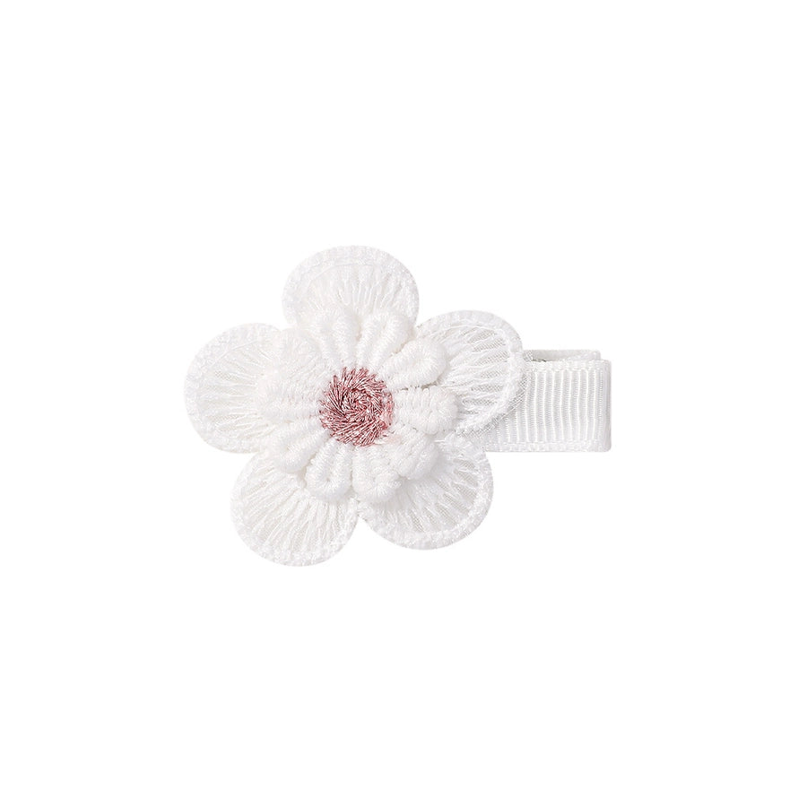 Kid'S Sweet Flower Cloth Hair Clip