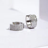 1 Pair Hip-Hop Streetwear Geometric Copper Zircon Earrings