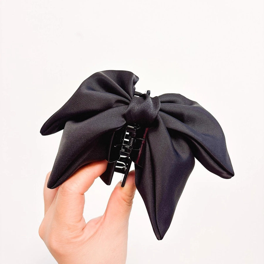 Women's Retro Color Block Plastic Cloth Printing Hair Claws