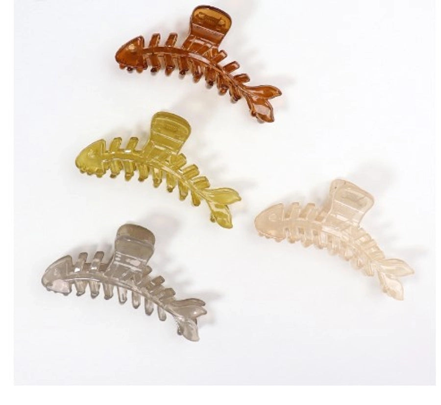 casual fish plastic hair claws