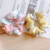 Women's Simple Style Round Cloth Polyester Hair Tie
