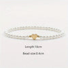 Elegant Simple Style Letter Heart Shape 304 Stainless Steel Artificial Pearl Bracelets In Bulk