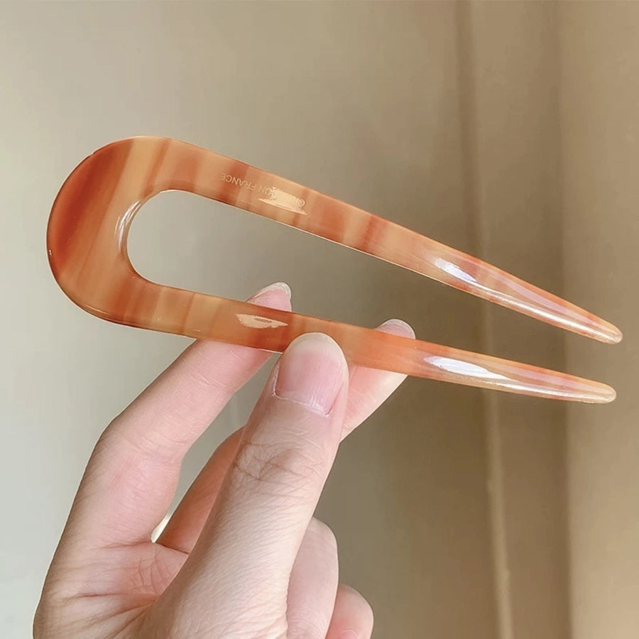 New Chinese style U-shaped hairpin female  new ball head updo artifact insert comb back head headdress fixed chopsticks