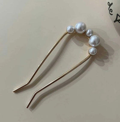 Women's Elegant U Shape Alloy Plating Hairpin