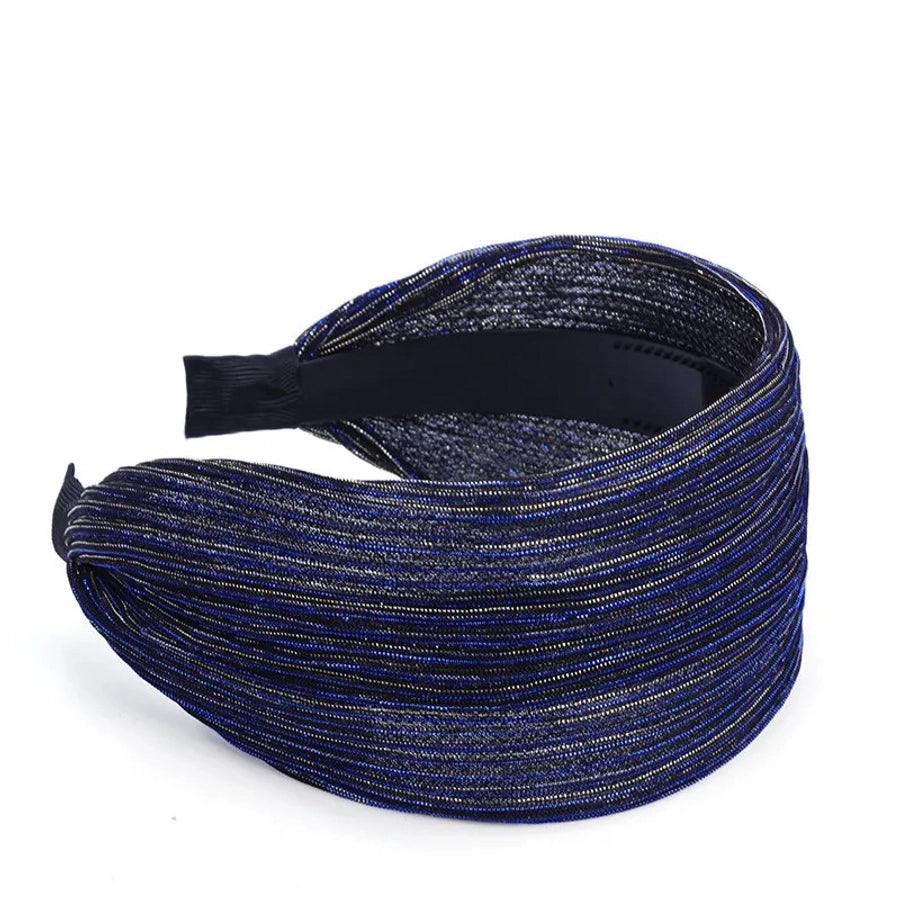 women's simple style stripe cloth resin lace hair band