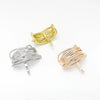 Women's Simple Style Solid Color Alloy Plating Hair Clip