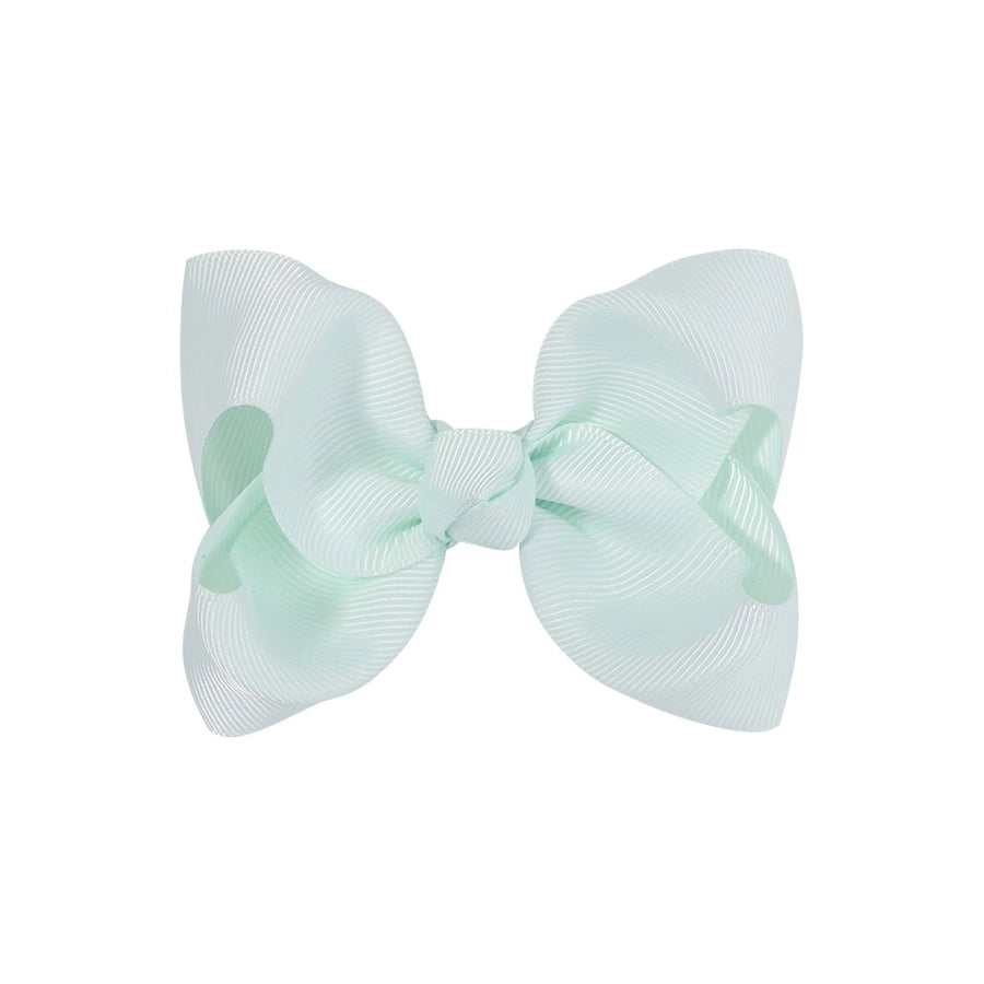 fashion bow knot polyester rib hair clip