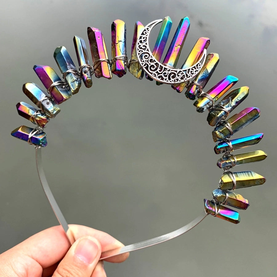 Women's Shiny Geometric Crystal Hair Band