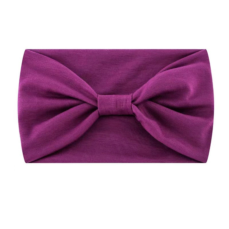 fashion plaid bow knot cloth pleated hair band 1 piece