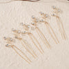 Antique U-shaped Hairpin Hair Accessories Simple Rhinestone Pin Hairpin Photography Portrait High-end Hair Hairpin