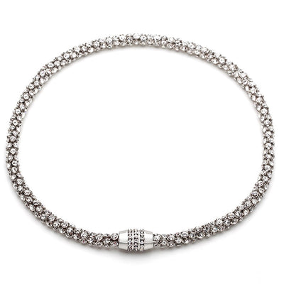 Crystal Copper Geometric Crystal Necklace