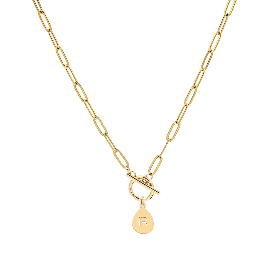 Jewelry Elegant Simple Style Classic Style Letter 201 Stainless Steel 304 Stainless Steel Pendant Necklace