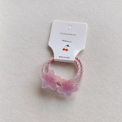 Korean version of the new imitation candy love stars hairpin hairband small cute rubber band headdress baby accessories