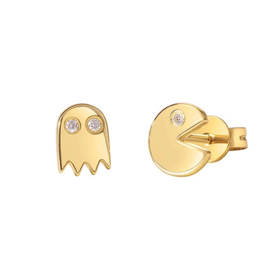 1 Pair IG Style Star Brass Zircon Ear Cuffs Ear Studs