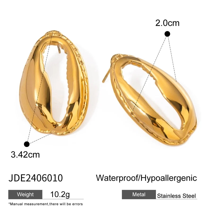 Jewelry Vacation Classic Style Color Block 304 Stainless Steel Jewelry Set