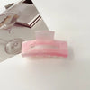 Women's Simple Style Classic Style Color Block Arylic Hair Claws