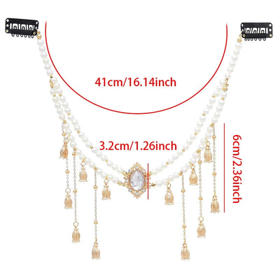 Women's Elegant Glam Geometric Alloy Resin Rhinestone Party Headpieces