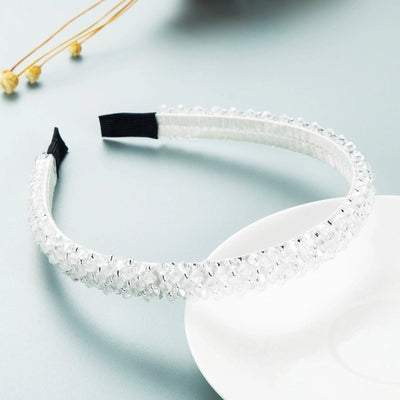 women's fashion crystal artificial crystal beaded artificial crystal hair band 1 piece