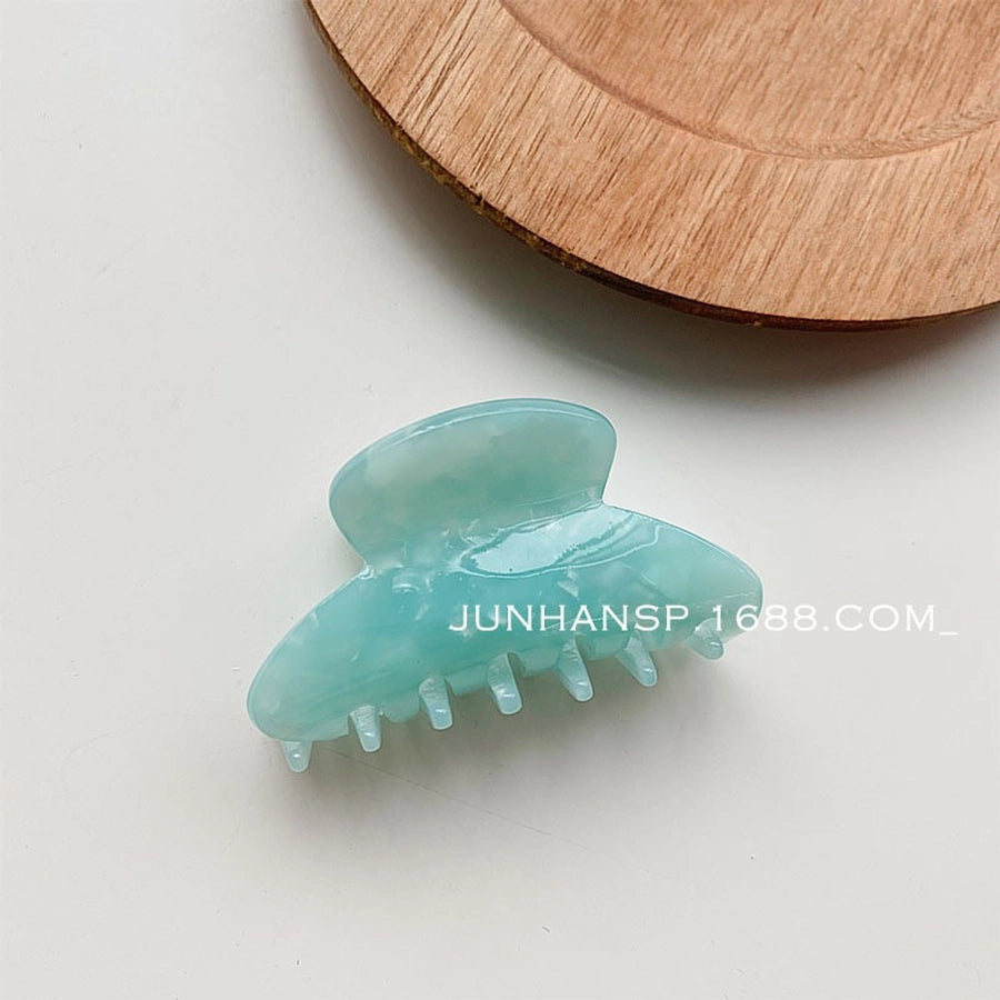 women's retro lady color block arylic hair clip