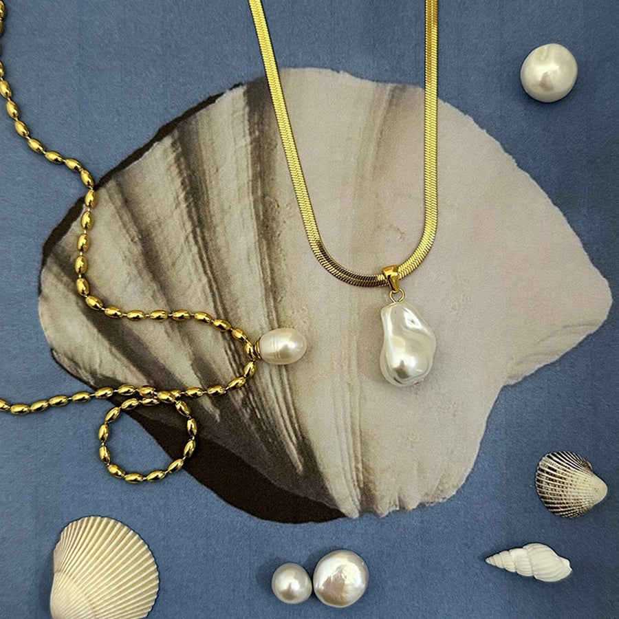 Jewelry Simple Style Classic Style Irregular 304 Stainless Steel Pendant Necklace