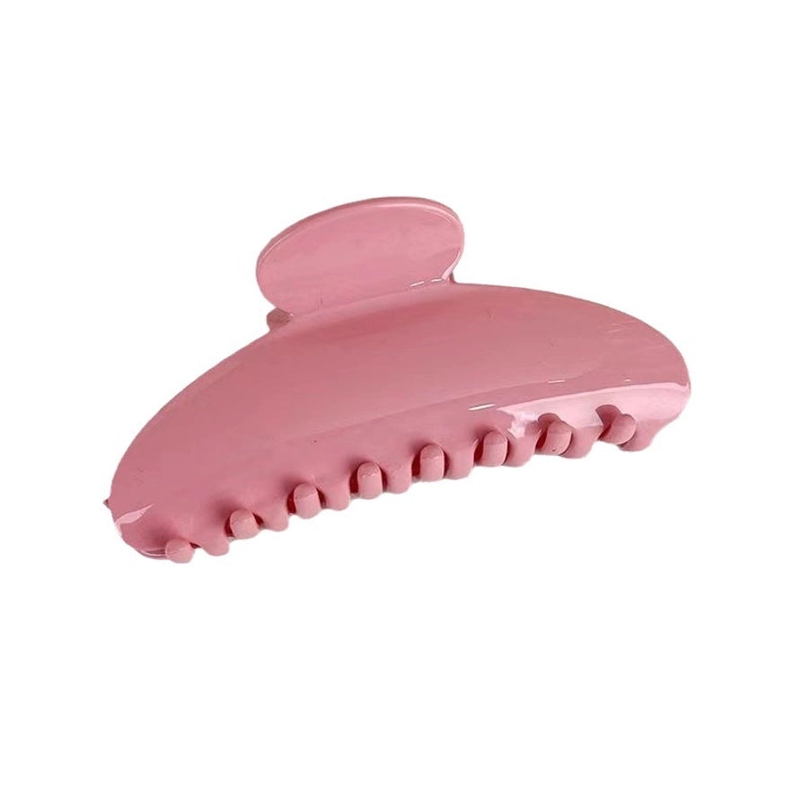 simple style solid color arylic hair claws