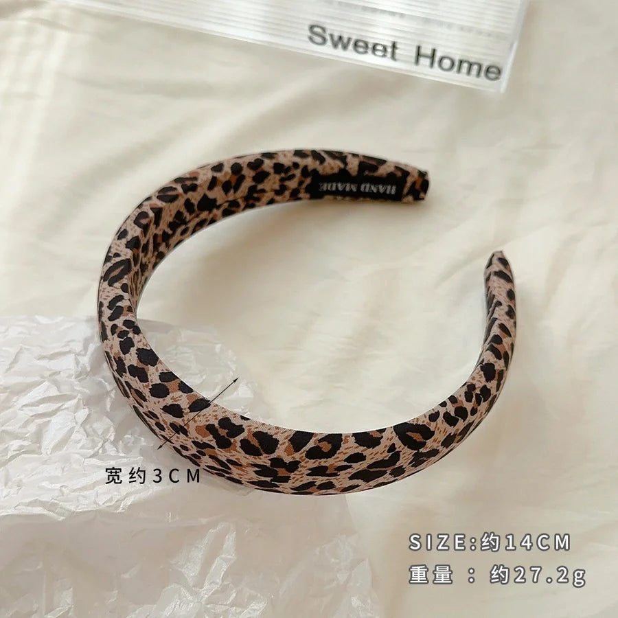 Sweet Streetwear Women's Leopard Cloth Hair Band