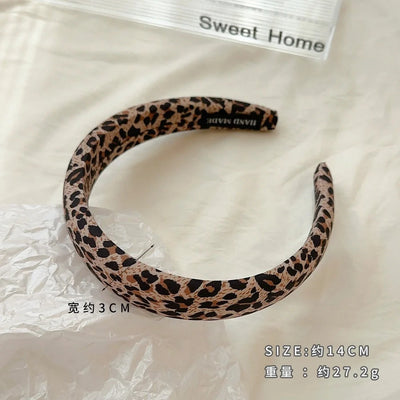 Sweet Streetwear Women's Leopard Cloth Hair Band