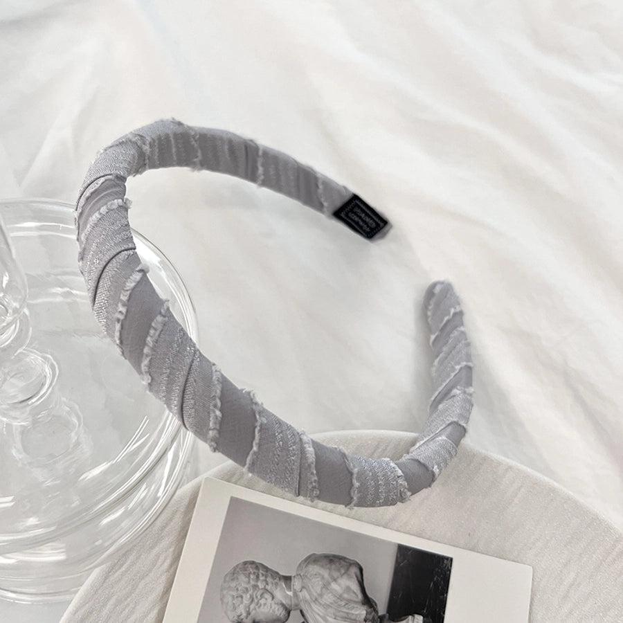 Women's Casual Simple Style Solid Color Cloth Handmade Hair Band