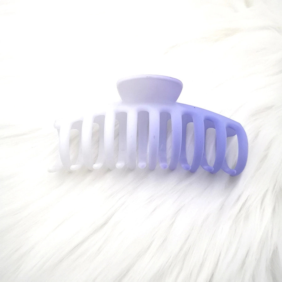 Women's Basic Solid Color Resin Hair Claws