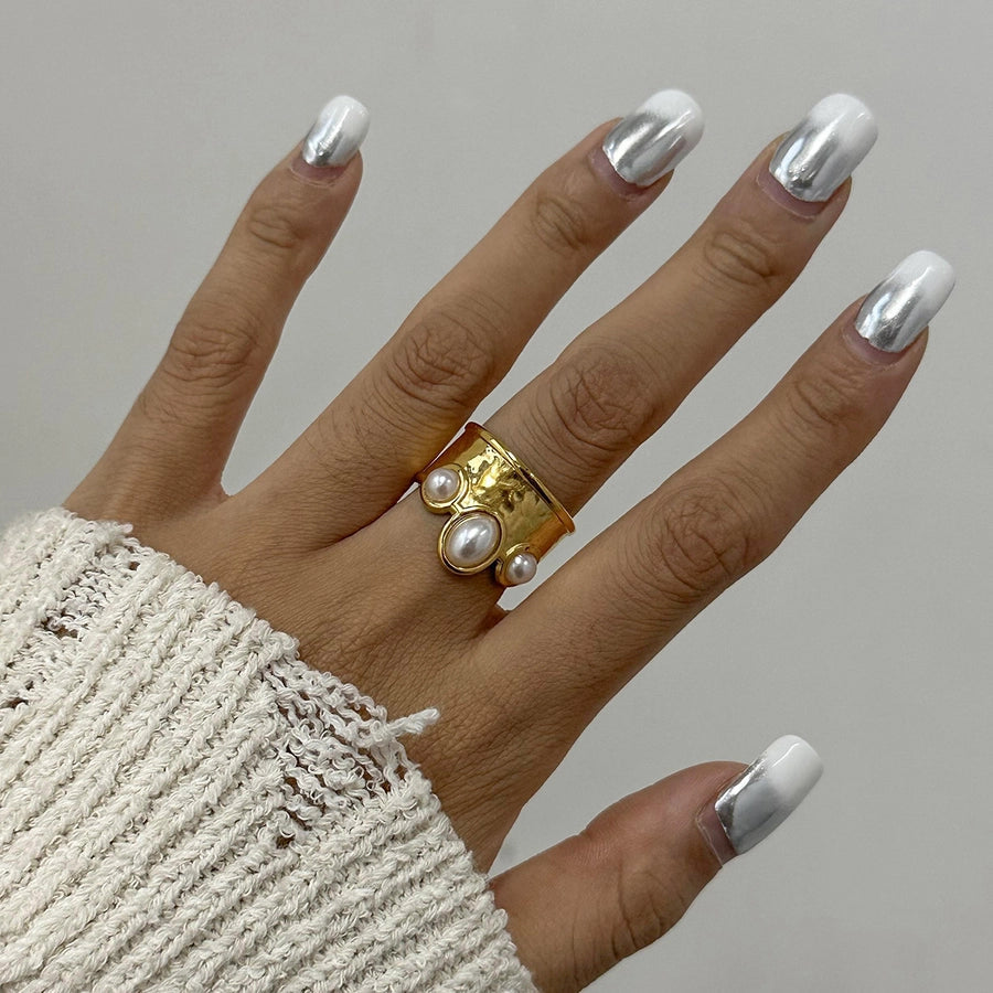 Jewelry Simple Style Classic Style Geometric 304 Stainless Steel Open Rings