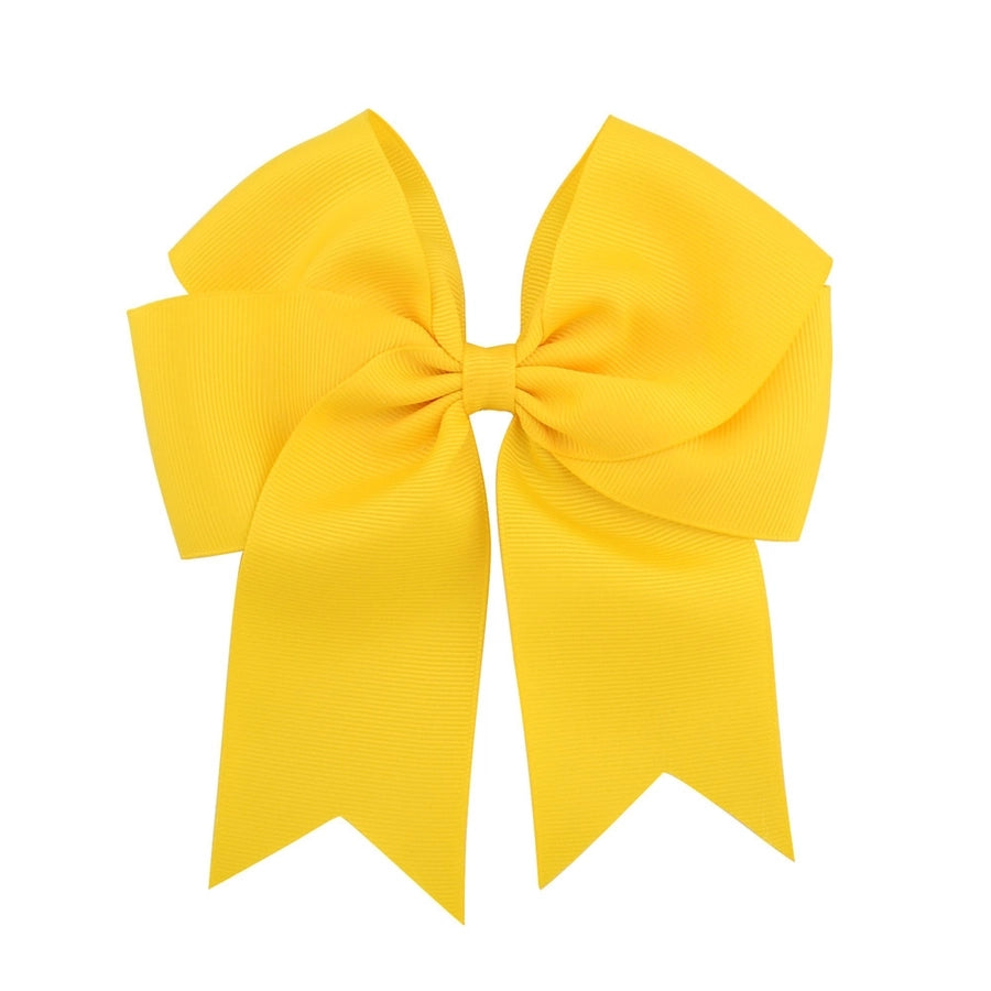 new korean ribbed satin fishtail double-layer bow hairpin