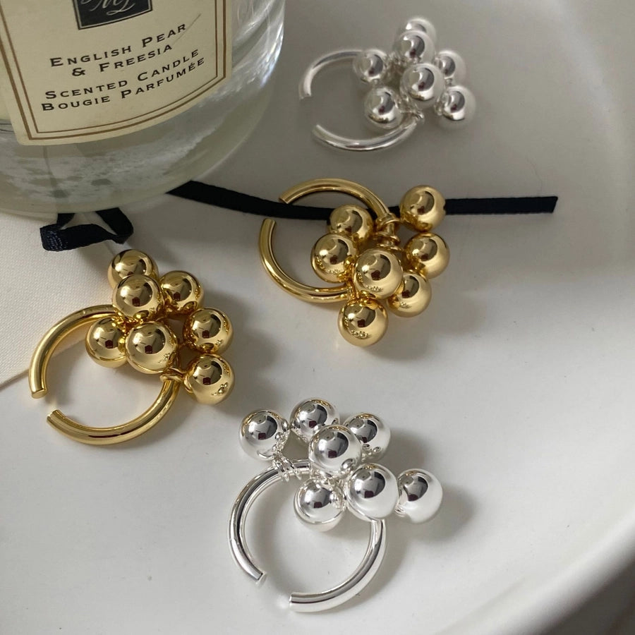 Copper Plating Solid Color Rings