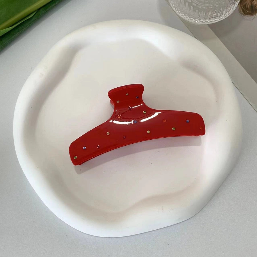 Women's Simple Style Classic Style Solid Color Acetic acid sheets Handmade Hair Claws