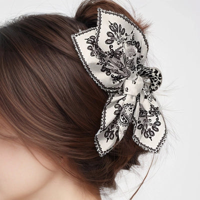 Women's Elegant Bow Knot Arylic Hair Claws