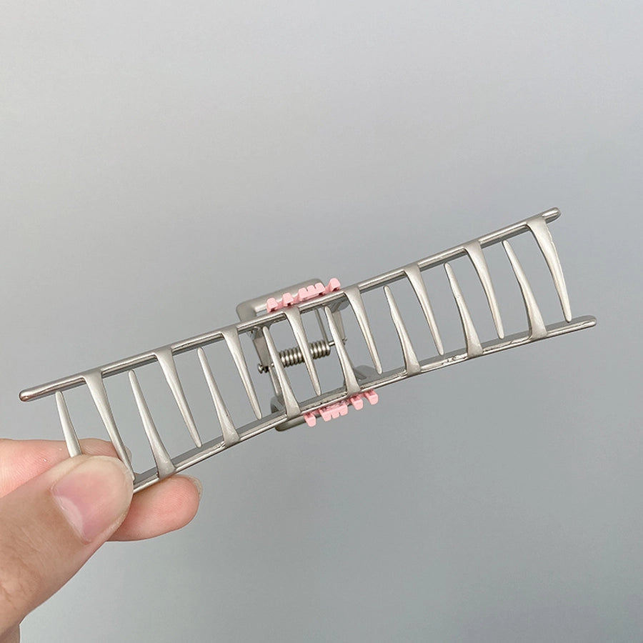 casual simple style letter metal plating hair claws