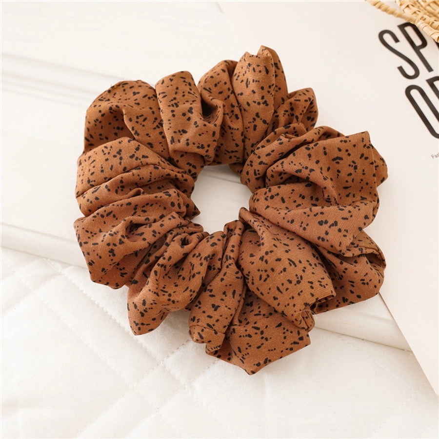 fashion polka dots cloth hair tie 1 piece