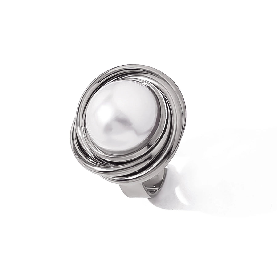 Jewelry Retro Vacation Geometric 304 Stainless Steel 18K Gold Plated Open Rings