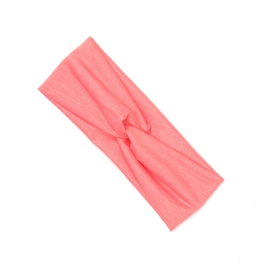 New Adult Plain Cross Headband Knotted Polyester Women's Hair Band Daily Wash Face Hair Band Hair Band